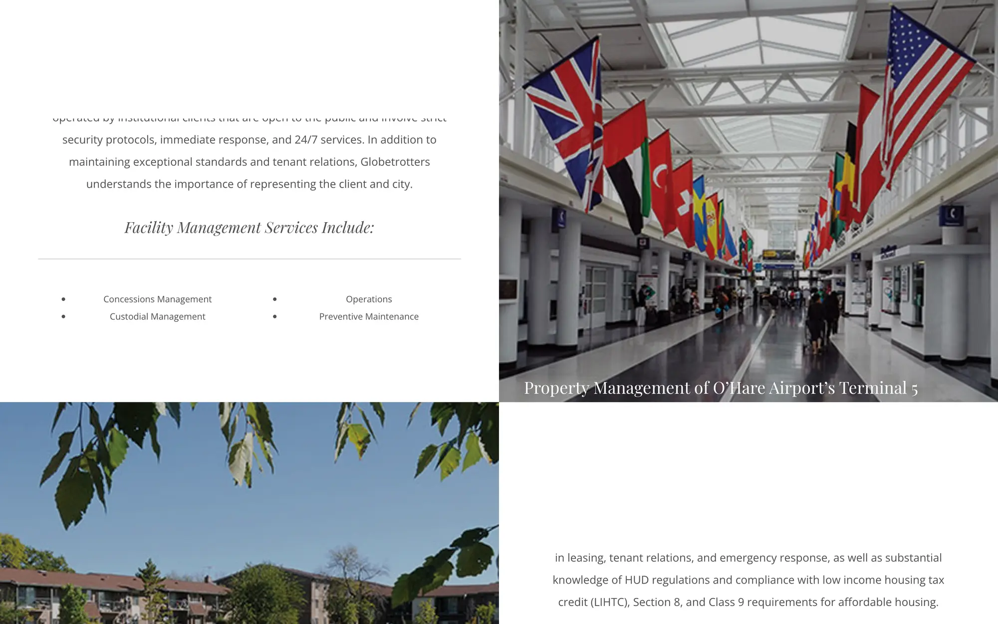 Desktop Facility Management service, featuring property management of O’Hare Airport’s Terminal 5.
